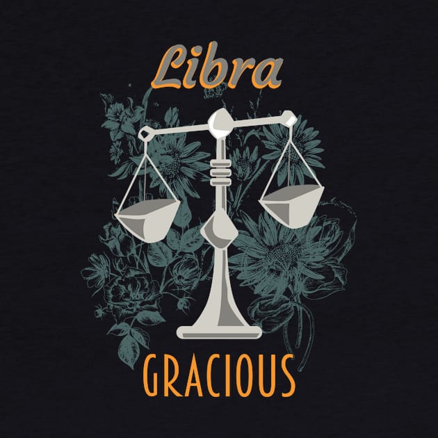 Zodiac sign Libra by Foxxy Merch